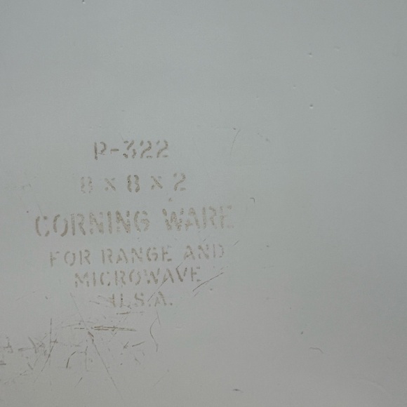 Vtg corning ware blue sunflower 8/8/2 - Picture 4 of 5